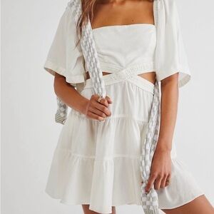 Free People Cross of Sunlight Mini Dress